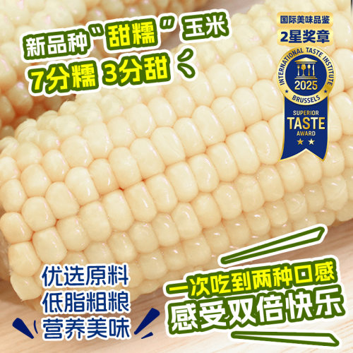 【既香甜又软糯】东北农嫂白甜糯玉米1.32kg/约6根低脂出口品质B - 图3