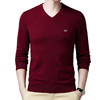 100% cashmere chicken heart collar knitted T-shirt cardigan