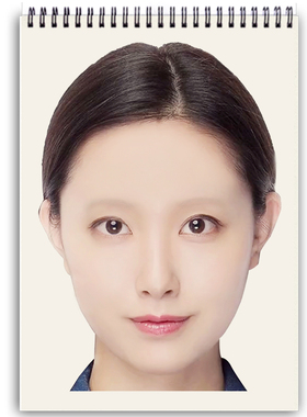 韩式半永久多款上眉练习美人图纸
