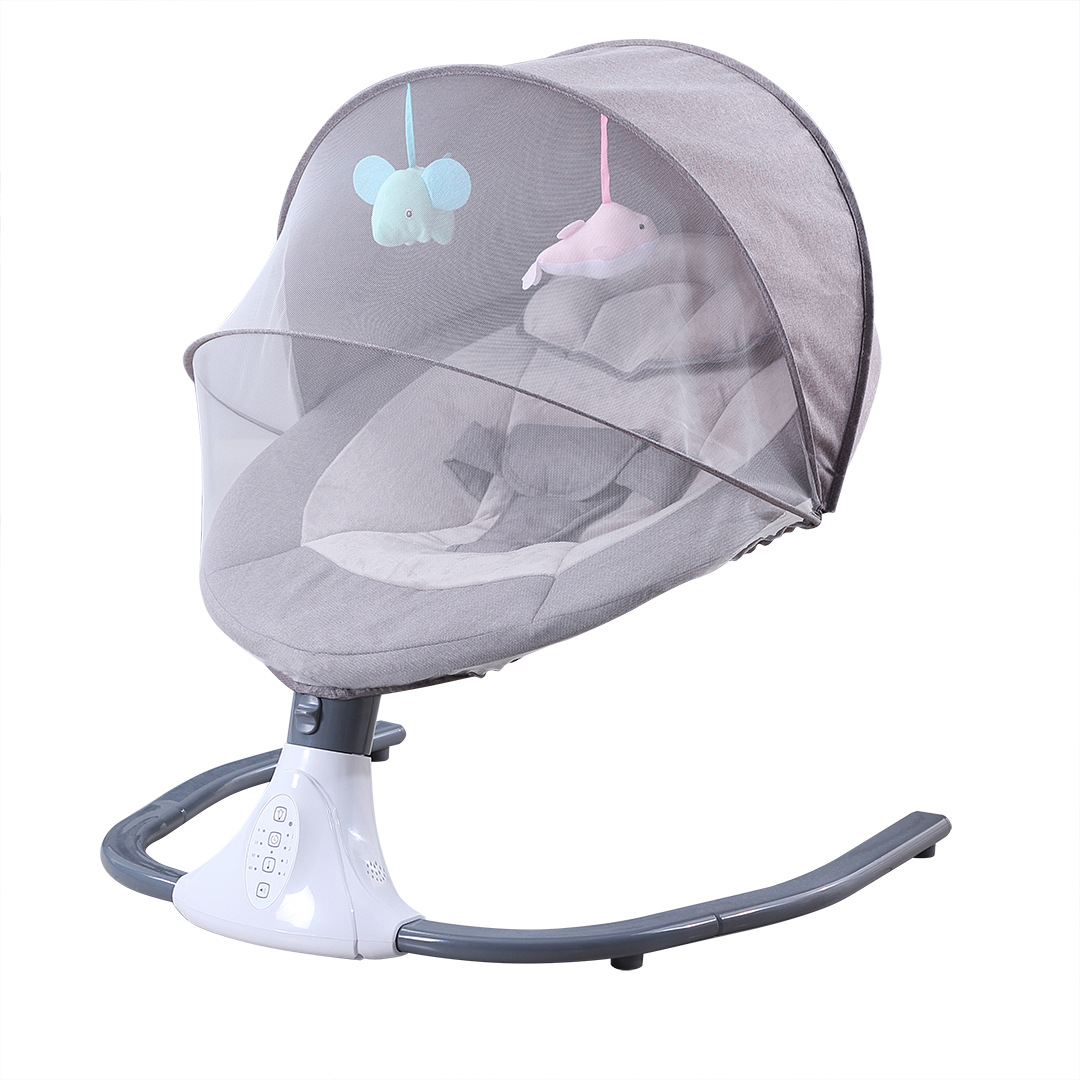 智能电动摇椅安抚神器新生婴儿宝宝摇篮哄娃新生儿安抚椅婴儿床