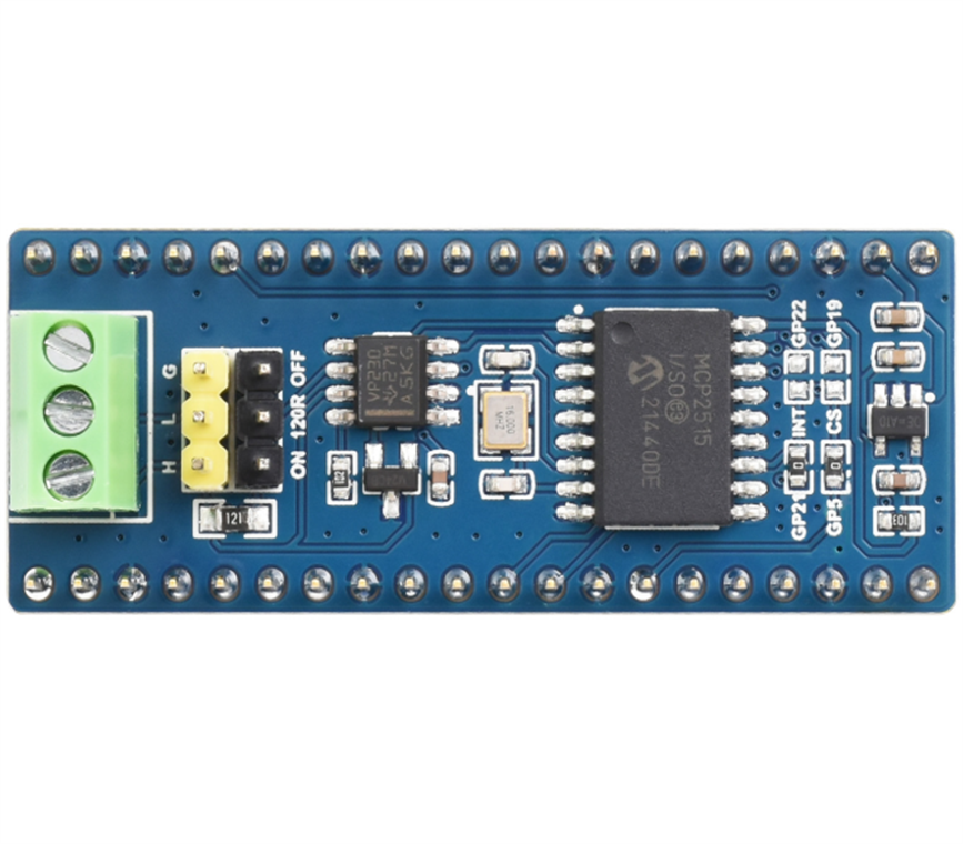 Pico-CAN-B树莓派扩展板SPI接口长距离通信扩展板 可连接Pico主板 - 图0