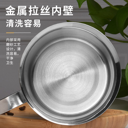 加厚双层打奶泡器 牛奶打泡器花式咖啡杯奶泡壶奶泡机手动打奶器 - 图2