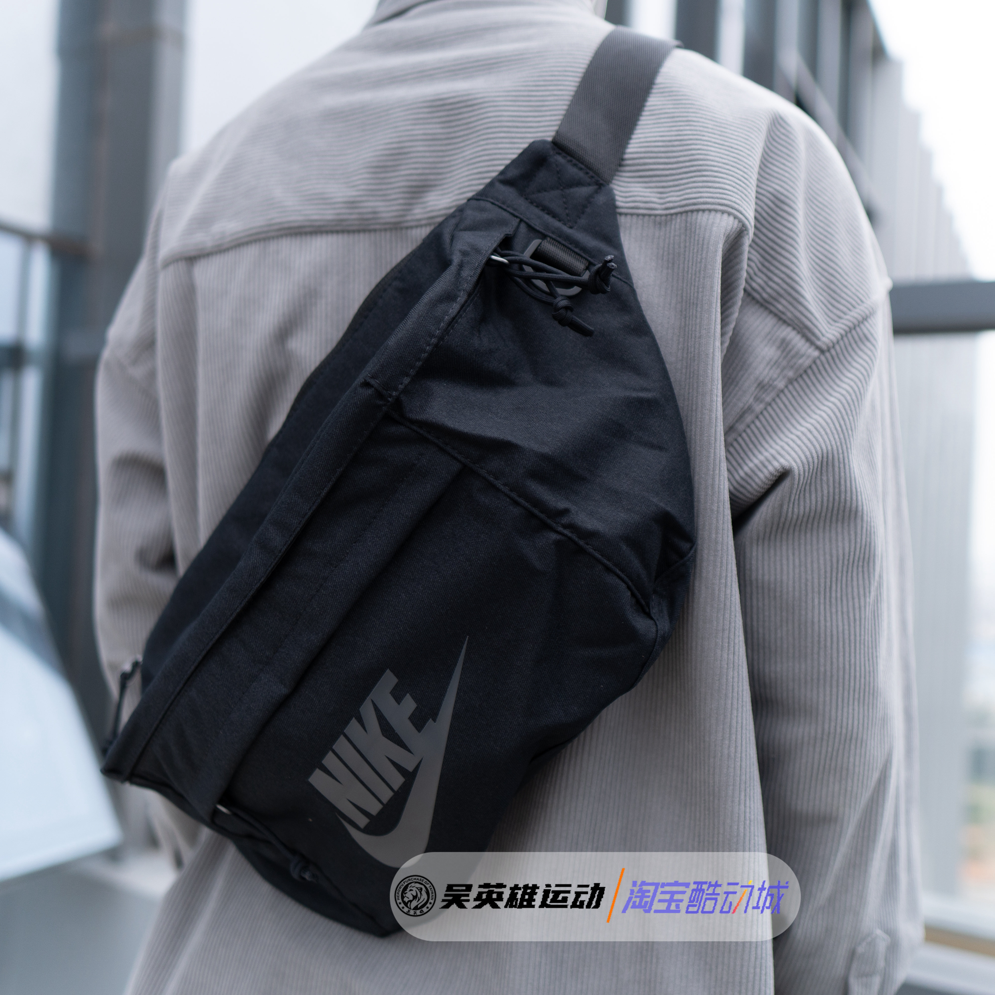 NIKE TECH王一博同款腰包单肩胸包斜挎包BA5751 DN2556 - 图0