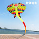 Weifang Kite Большой трехмерный лучевой змей Высококлассный кайт с мягким скелетоном Легко летать для начинающих