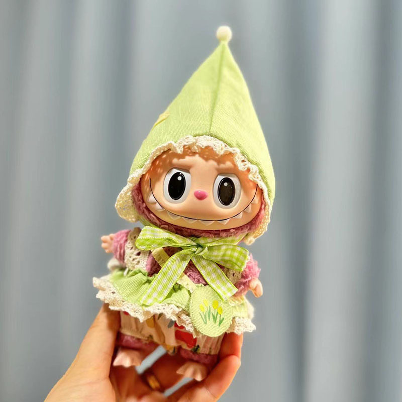 仅衣服】娃衣17cm挂件盲盒拉布布衣服Labubu公仔着替小女巫三件套,淘宝优惠券,粉丝福利购,淘宝优惠卷