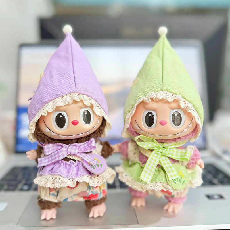 仅衣服】娃衣17cm挂件盲盒拉布布衣服Labubu公仔着替小女巫三件套,淘宝优惠券,粉丝福利购,淘宝优惠卷