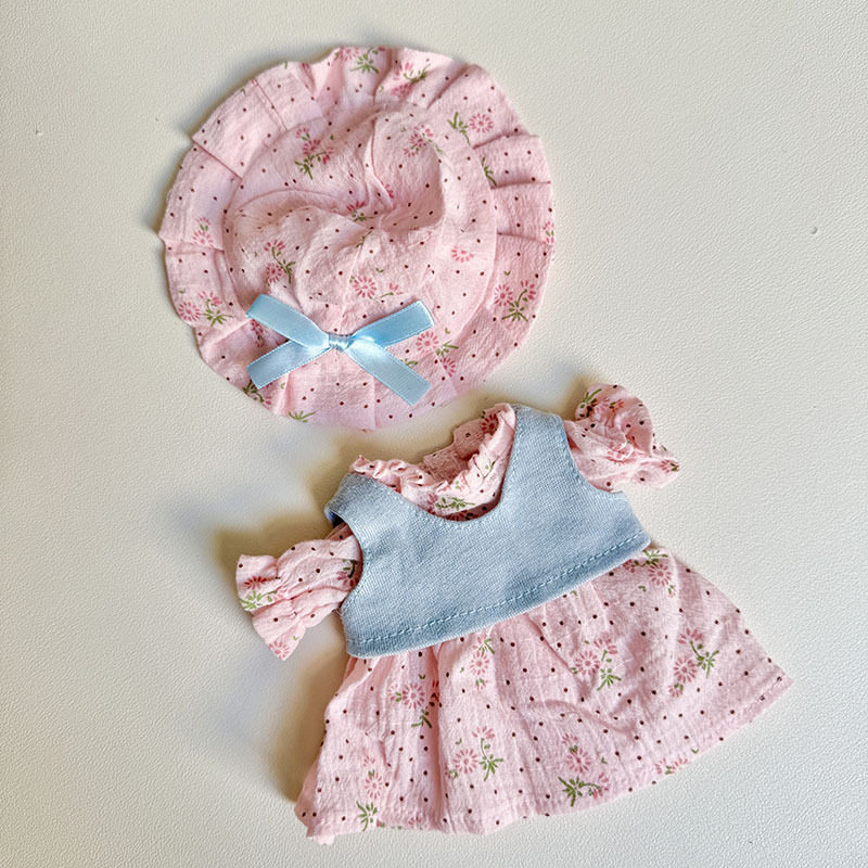 仅售娃衣】烦人鸭毛绒系列娃衣背心碎花裙套装小黄鸭公仔衣服替换,淘宝优惠券,粉丝福利购,淘宝优惠卷