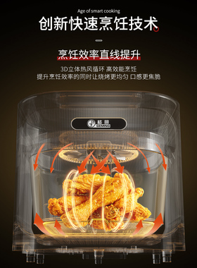 格明110v空气炸锅新款蒸汽嫩炸