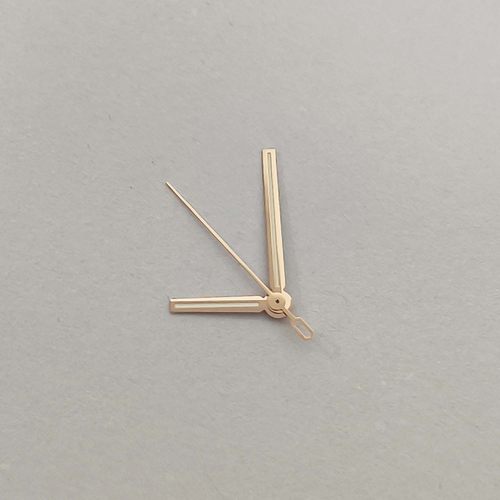 新款指针9*13.5*14平头表针金银玫三色绿夜光适合装8215/2813机芯 - 图2