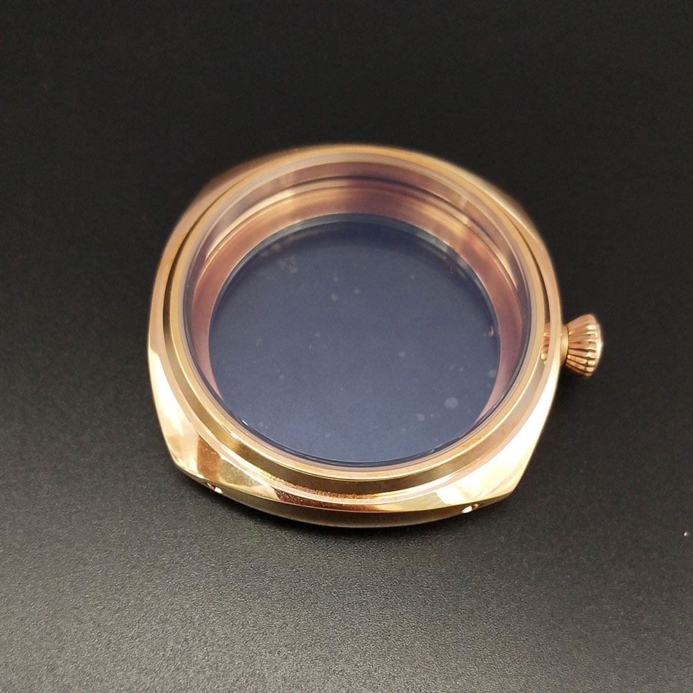 手表表壳腕表抛光精钢金表壳45mm适合ETA 6497/6498机芯P45-6_虎窝淘