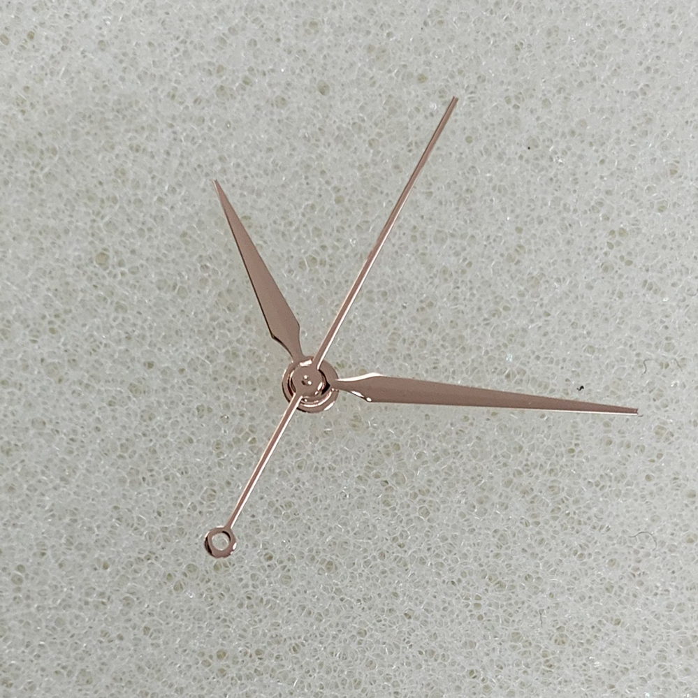 菱形指针金色玫色银色蓝色无夜光表针适装日本NH35/364R/7S机芯 - 图0