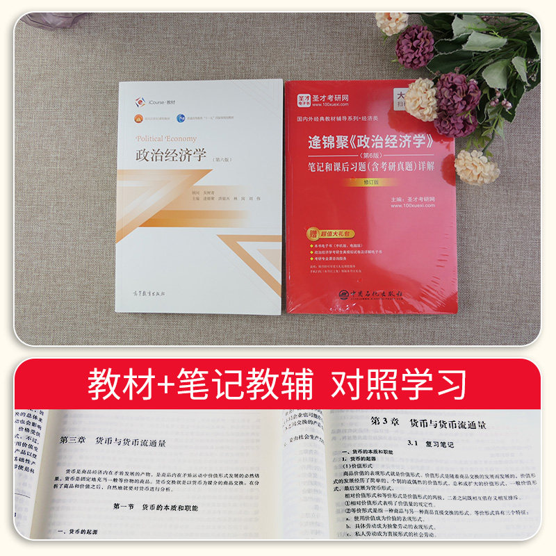 圣才官方备考2027逄锦聚政治经济学第6版教材笔记和课后习题答案考研真题详解高教社教材圣才考研笔记含真题答案正版资料