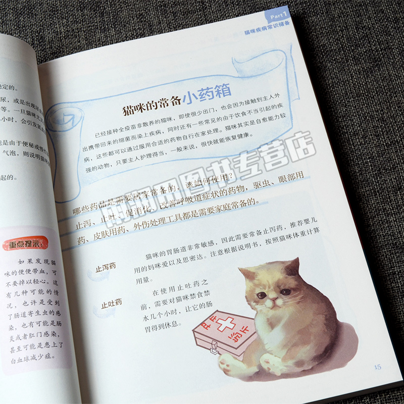 包邮 宠物猫常见问题家庭处置及护理 猫咪养护入门手册养猫指南书籍 我的第1本养猫书 猫咪家庭医学大百科猫繁育书养猫知识读物书 - 图1