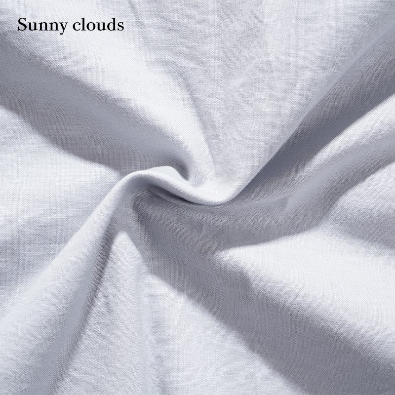 春季新品 桑妮库拉/Sunny clouds 女式纯棉翠雀花刺绣中长款衬衫 - 图3