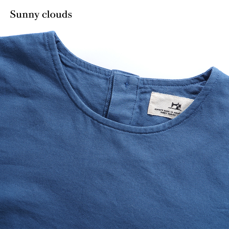 冬季新品 桑妮库拉/Sunny clouds 纯棉花朵印花装饰连衣裙打底裙 - 图1