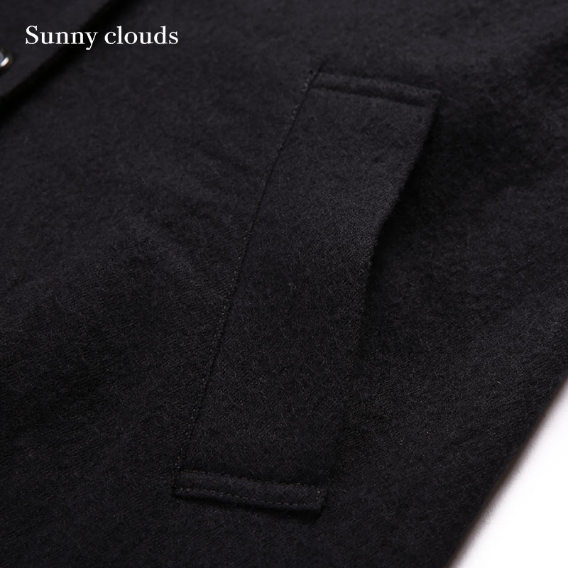 Sunny clouds Shuttle Notes日本面料女式棉毛塌肩宽松缩绒大衣 - 图2