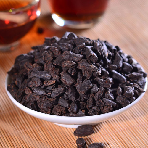 云南糯香茶化石五星普洱碎银子 糯米香普洱茶熟茶散茶老茶头熟茶 - 图1