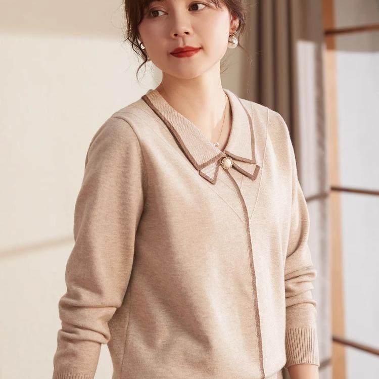 妈妈秋冬本命年红色毛衣2025新款内搭打底小衫中老年女针织衫上衣,淘宝优惠券,粉丝福利购,淘宝优惠卷