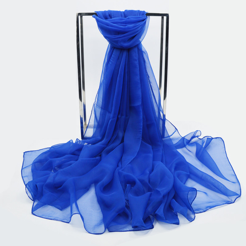 丝巾女冰丝百搭春秋长款纯色纱巾防晒沙滩巾超大韩版披肩围巾两用,淘宝优惠券,粉丝福利购,淘宝优惠卷