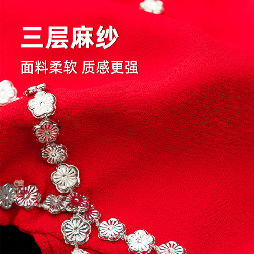 北舞考级道具手绢花十三级东北秧歌组合四级五级二人转手帕八角巾 - 图3