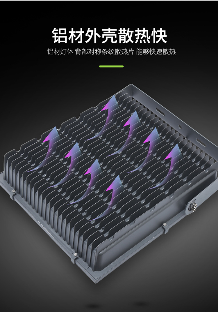 上海亚明led投光灯户外防水室外车间工程照明灯超亮100w200w射灯 - 图3