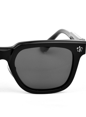 潮牌偏光太阳镜方款韩版复古男性