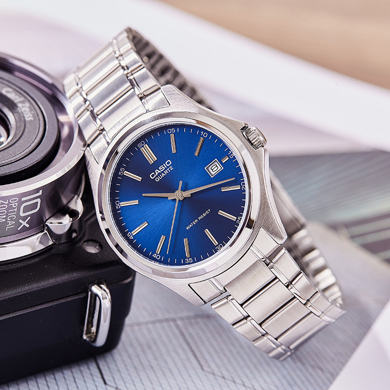 卡西欧石英复古星期日历男士手表 锦时亨海外日韩腕表