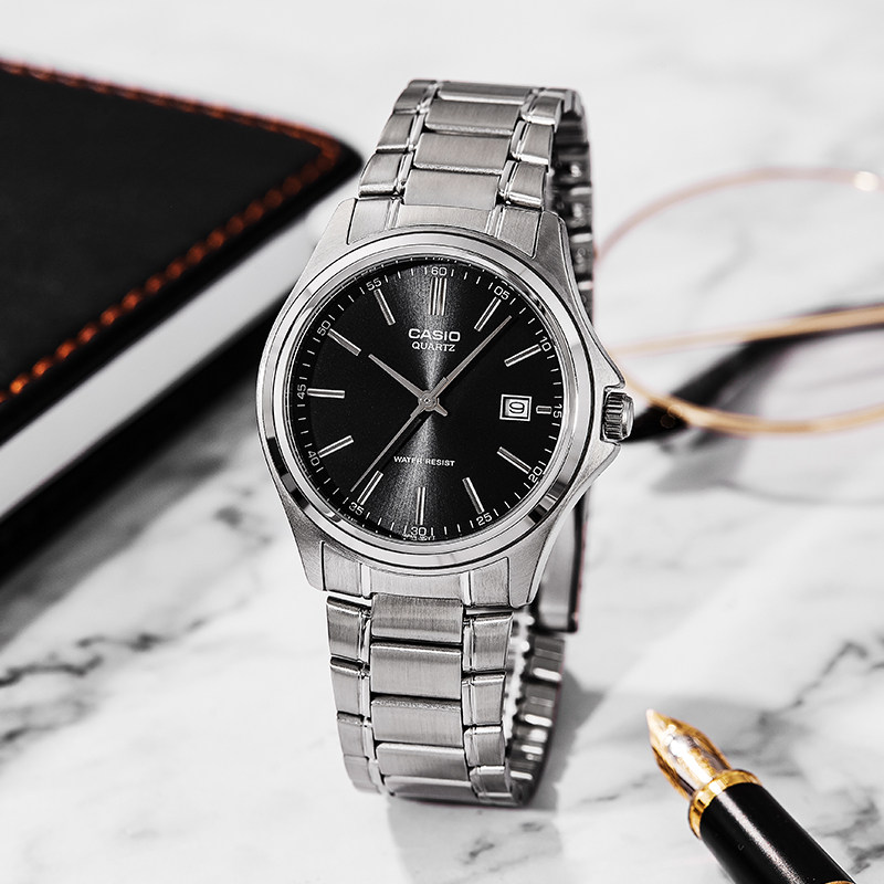 海外直邮卡西欧男商务复古石英表 锦时亨海外日韩腕表