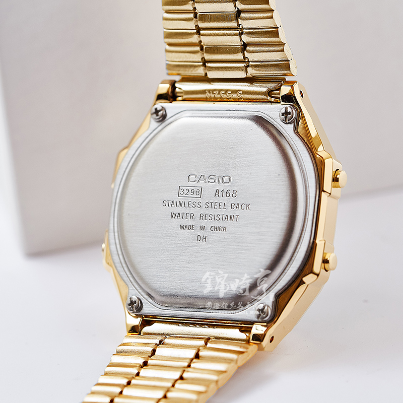 casio 9W A168WG 香港直邮 卡西欧 手表运动休闲小金表不锈钢男表 casio 9W A168WG 香港直邮 卡西欧 手表运动休闲小金表不锈钢男表