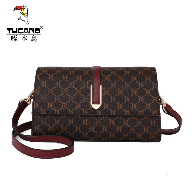 啄木鸟女冬2021新款中老年单肩小包 tucano祥喆女士包袋