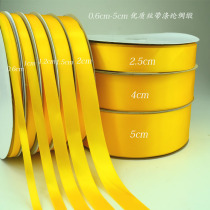 Golden-encrypted polyester satin ribbon packing silk with baking color with wedding strap car floating with silk ribbon