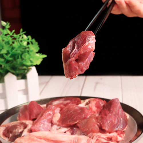 恒都 筋头巴脑500g/袋 原切半筋半肉 生鲜牛肉块 火锅炖煮食材 - 图2