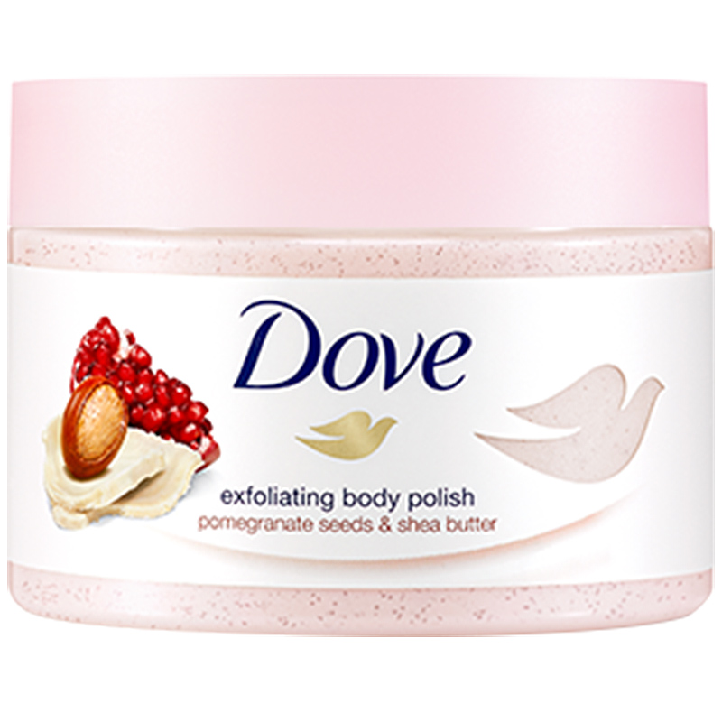 【u家专享】dove /多芬乳木果磨砂膏 联合利华海外身体磨砂膏/去角质膏