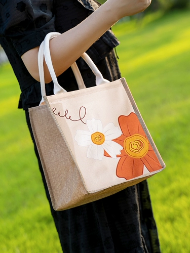 Брендовая портативная вместительная и большая льняная сумка, сумка для хранения для путешествий