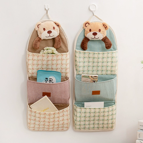 Ткань, мобильный телефон, настенная сумка для хранения, коробочка для хранения, подвесной органайзер