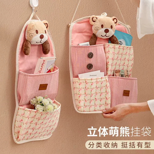 Ткань, мобильный телефон, настенная сумка для хранения, коробочка для хранения, подвесной органайзер