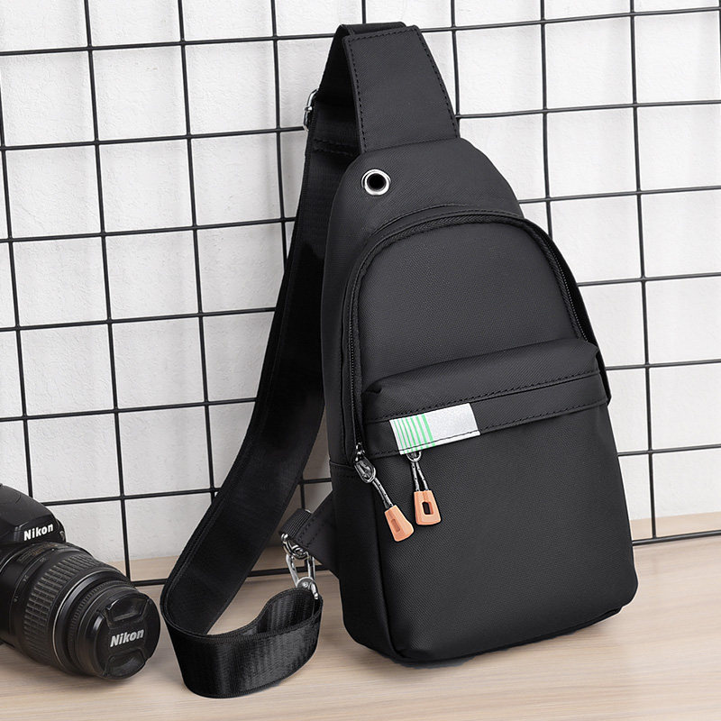 胸包男士包包单肩百搭潮牌男斜挎包 蒂梵森男士包袋