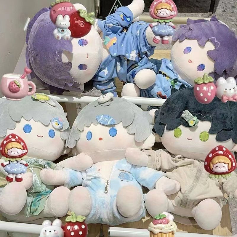 现货恋与深空棉花娃娃原创一番赏祁煜沈星回黎深40cm裸娃生日礼物