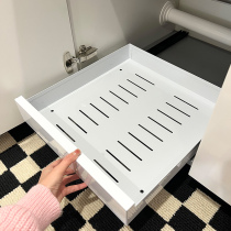 Handsome pull-out rack kitchen containing seasoning bottle pot boiler pull basket cupboard with drawers storage basket case