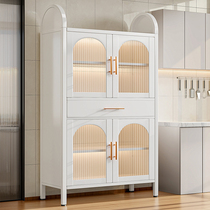 Handsome kitchen shelve with floor multilayer containing cabinet Home boiler Lockers multifunction with drawer cupboard