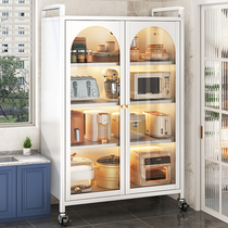 Deepen kitchen shelve floor Multi-floor containing cabinet Dining Side cabinet Microwave Oven Cabinet Multifunction Lockers