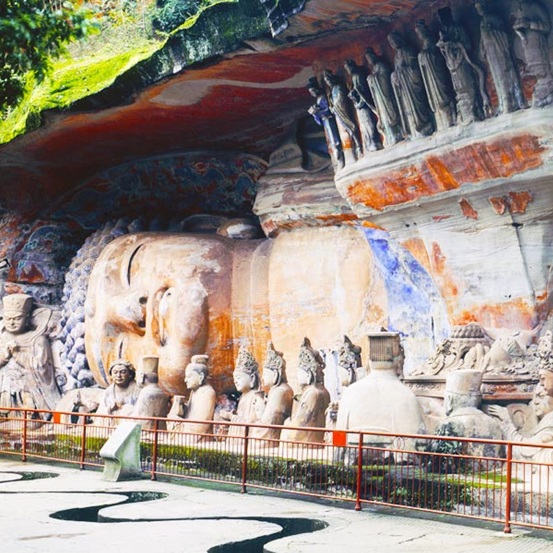 重庆大足石刻一日游宝顶山北山双景古镇纯玩跟团旅游门票 - 图0