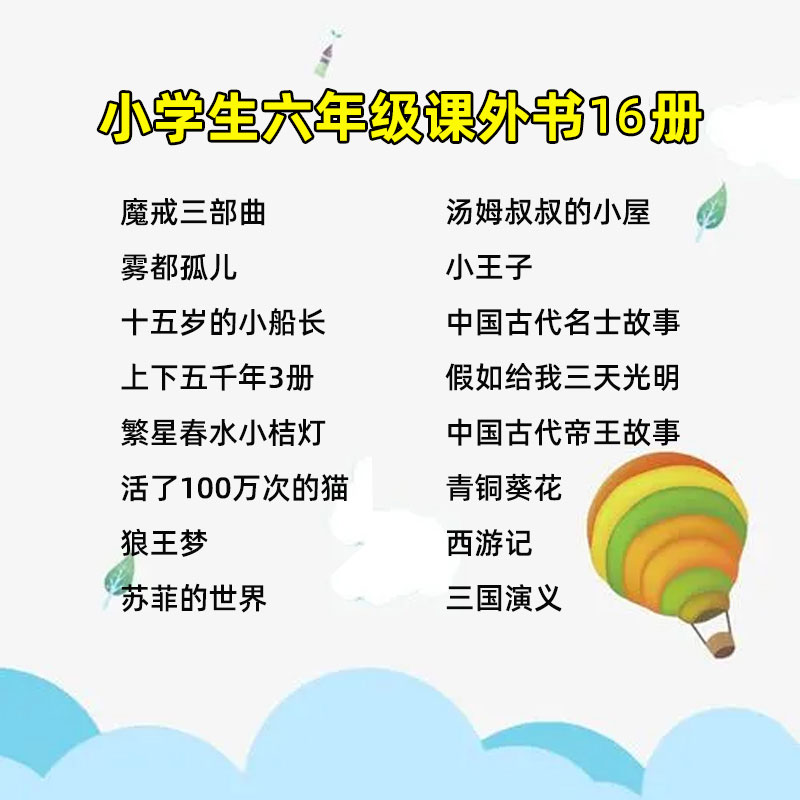 六年级必读经典书目全套16册狼王梦青铜葵花繁星春水上下五千年林汉达汤姆叔叔的小屋十五岁的小船长假如给我三天光明魔戒课外书籍 - 图0