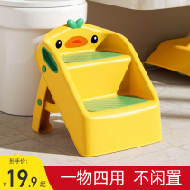 Baby stepped foot stool child cushion footstool toddler wash-face toothbrushing and high stool anti-slip foldable hand-washing table step stool