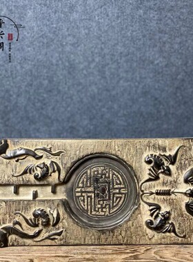 天然青石仿古雕刻茶盘茶台茶空间中式古典复古陈设摆件茶桌摆放