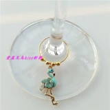 Креативный металлический бокал, идентификатор напитка для вечеринки