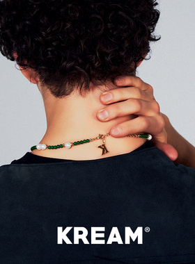 KREAM绿石天然珍珠项链