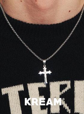 KREAM 多层十字项链男嘻哈女潮情侣个性设计感小众蹦迪吊坠