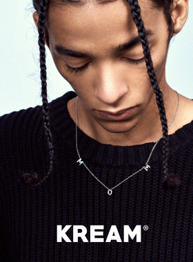 KREAM镀金MOM字母项链锁骨链