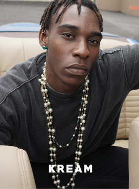 kream原创加长14k包金天然珍珠